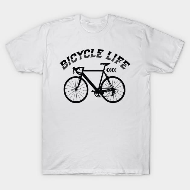 Bicycle Life T-Shirt by Nataliatcha23